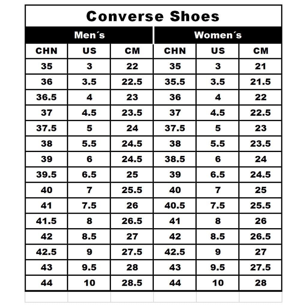 Converse-size-chart