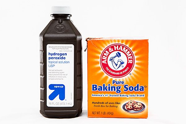 Hydrogen Peroxide and Baking Soda for Stubborn Stains