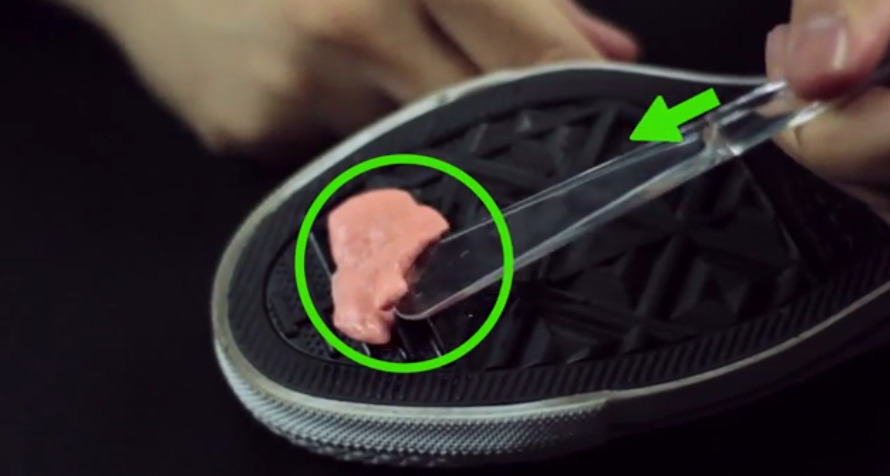 Scrape Off the Gum From The Shoe
